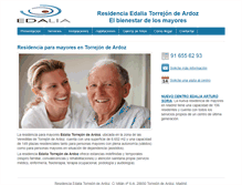 Tablet Screenshot of edalia.es